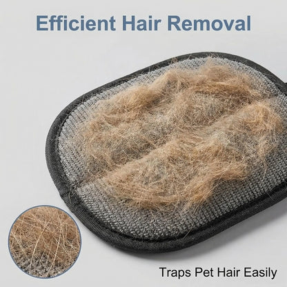 PET Hair Remover Electrostatic Gloves Two-Way Brush Sticky Hair Remover Cat Hair Dog Hair Glover Grooming Removal Cleaning Tiktokshopspringglowup Roller Portable